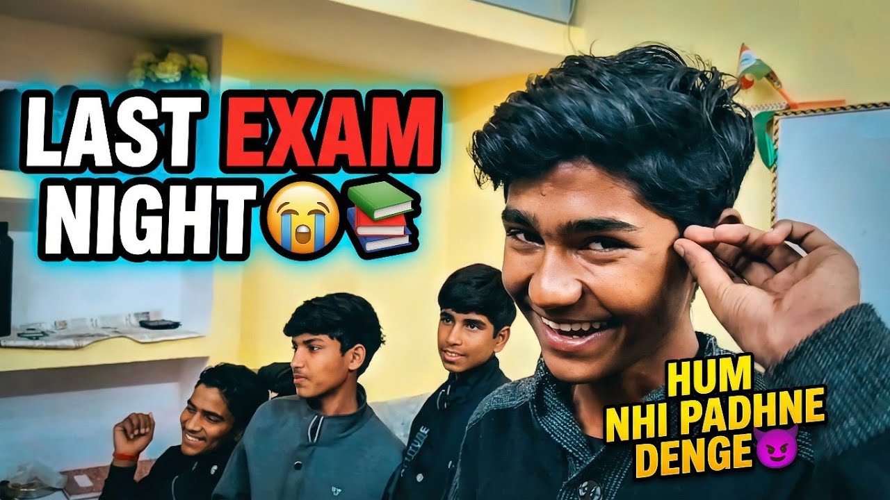 Exam Ki Raat Dost Ne Padhne Nahi Diya 😭🤣 | Night Study Vlog
