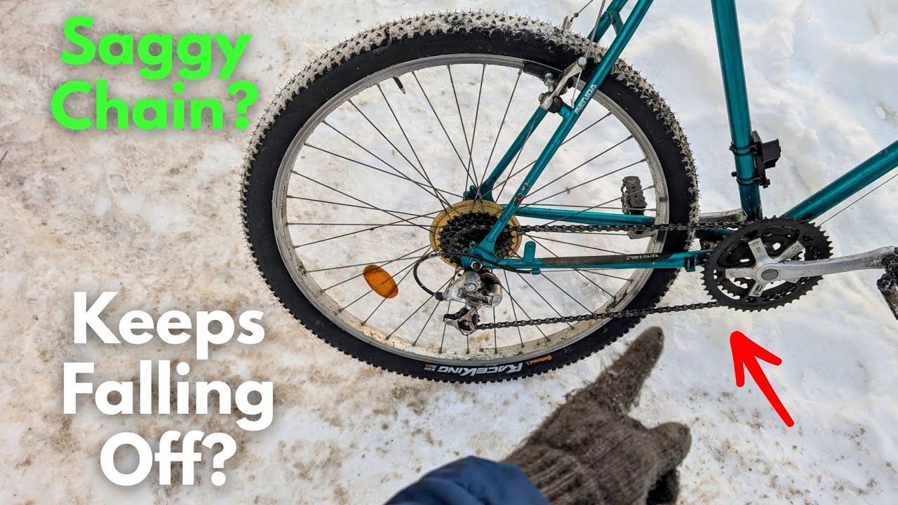 Saggy Bike Chain FIX - Can't Pedal In Reverse?