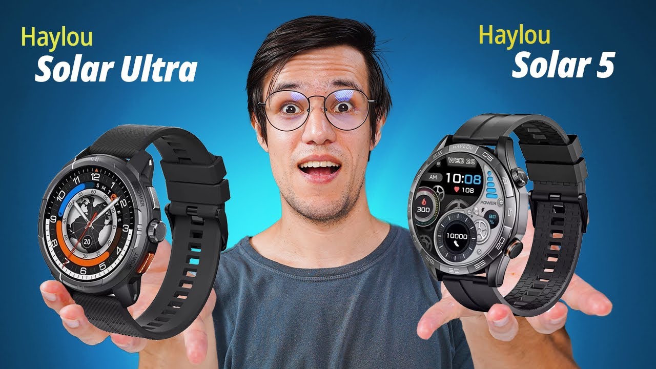 Haylou Solar Ultra vs Solar 5 - Qual o melhor SMARTWTCH comprar em 2025? Comparativo