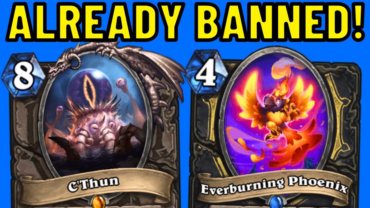 Everburning Phoenix Has Been BANNED??? 300+ DAMAGE C'Thun OTK!