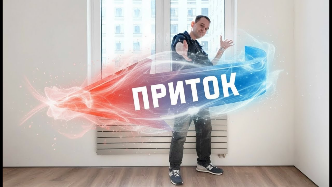 Невидимый теплый приток без электричества. Альтернатива бризерам. Часть 2.