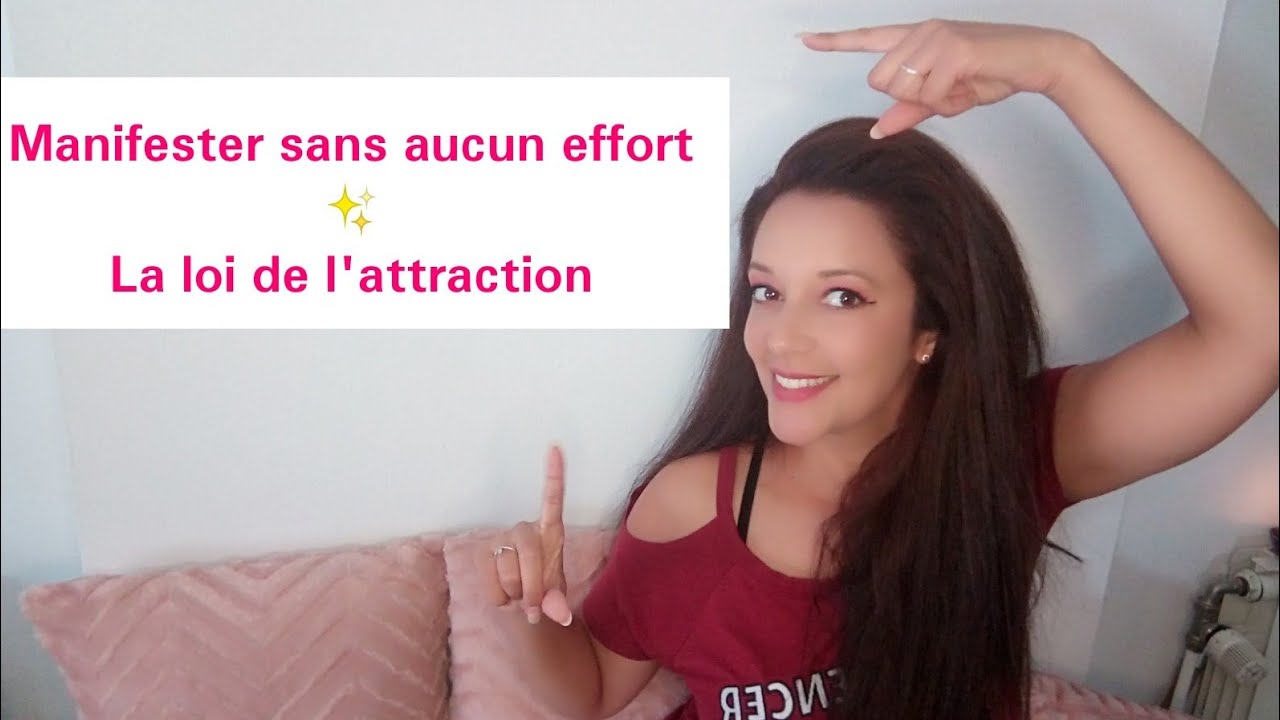 Il ne faut rien faire pour manifester, aucune action--la loi de l'attraction