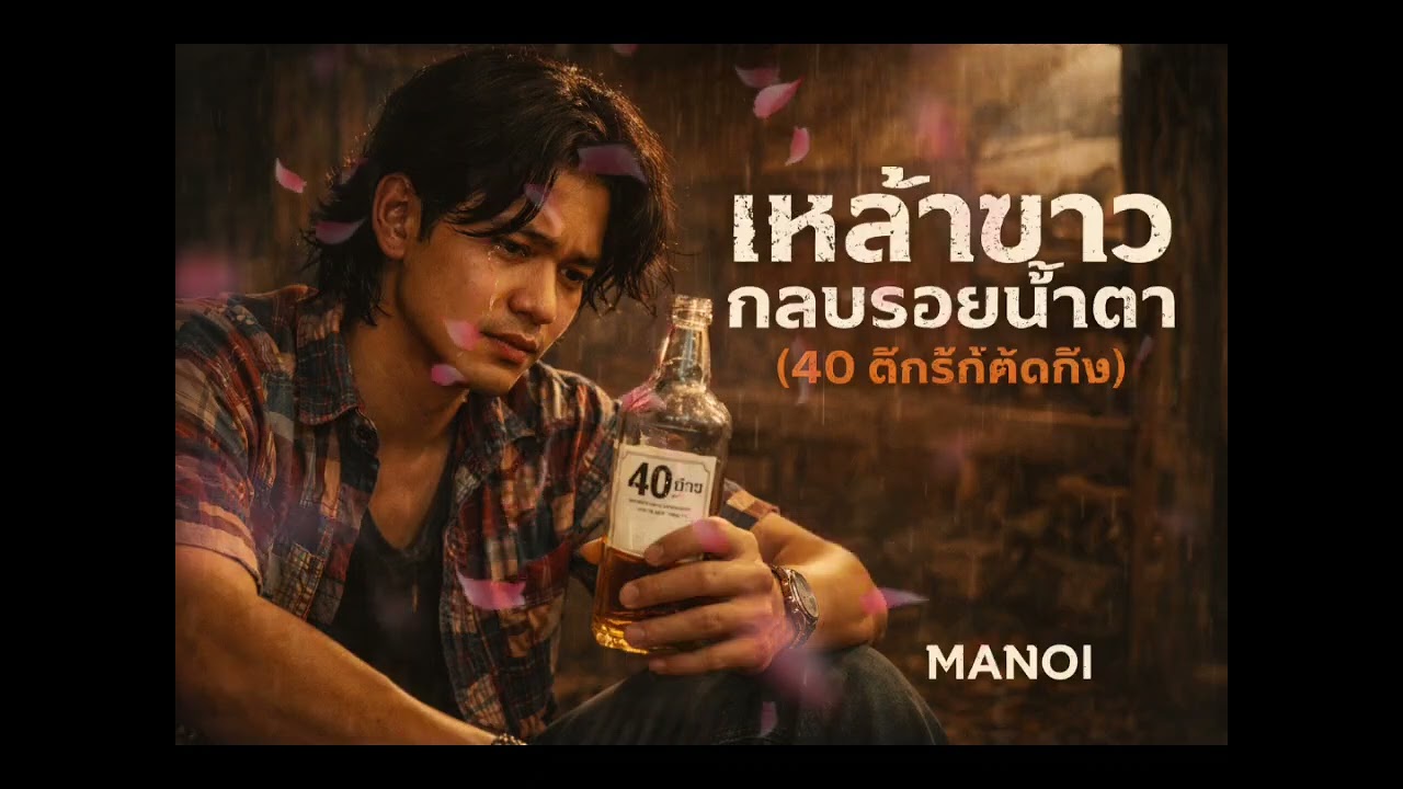 เพลง​ เหล้าขาว​ก​ลบรอย​น้​ำ​ตา​(40​ดีกรี​ที่​คิดถึง)​-Manoi