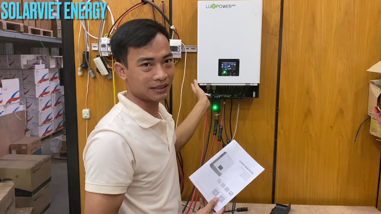 Hướng dẫn cài đặt hệ thống hybrid Luxpower SNA5000 thông qua màn hình
