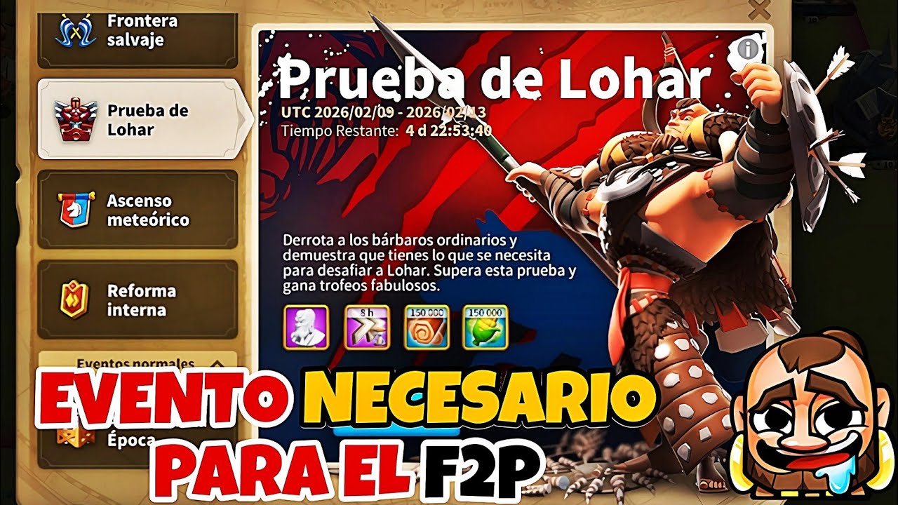 EL MEJOR EVENTO PARA EL F2P PARA SUBIR PODER, PRINCIPIANTE, JUGADOR NUEVO - RISE OF KINGDOMS 