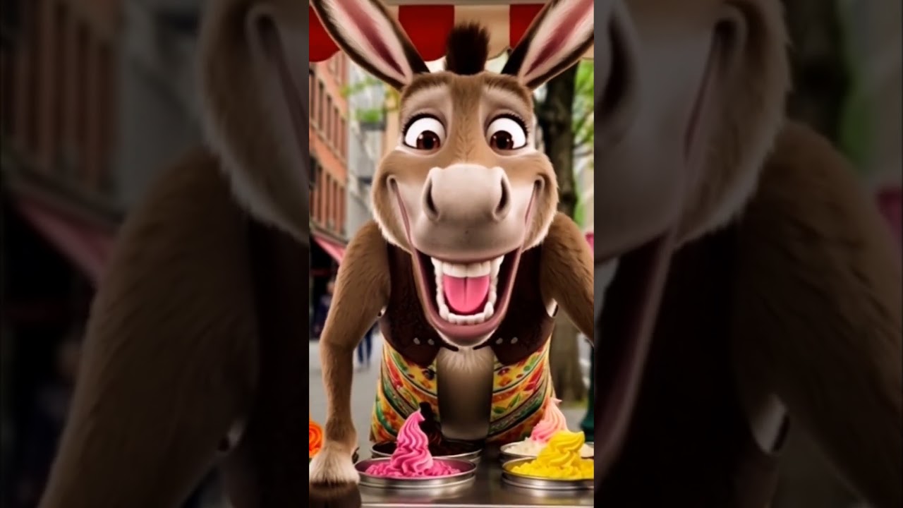 Shrek and Donkey in New York City