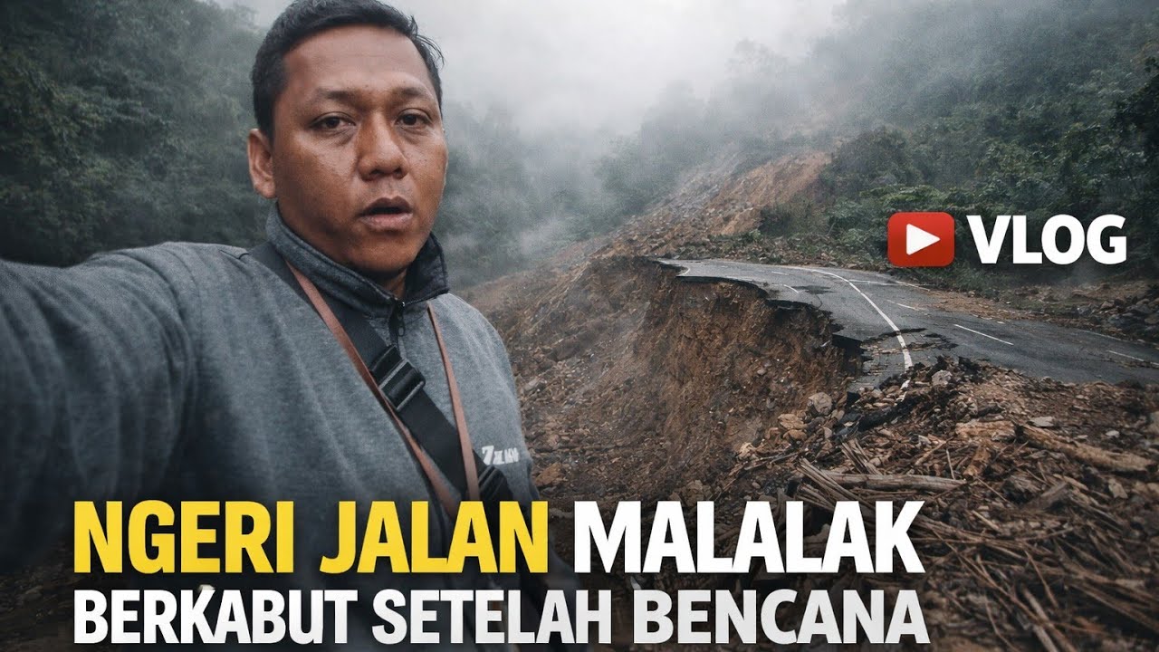Ngeri ! Kondisi Terkini Jalan Malalak Berkabut Pasca Banjir Bandang Dan Longsor Sumatera Barat