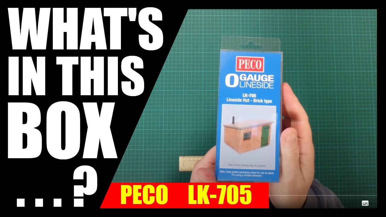 721 - Peco LK-705 Lineside Hut - Brick Type in O Gauge
