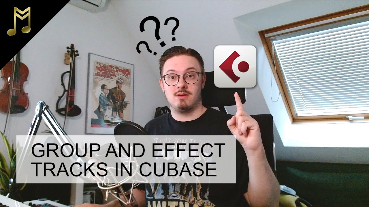 Group and Effect tracks in Cubase | Beginners Guide To Cubase