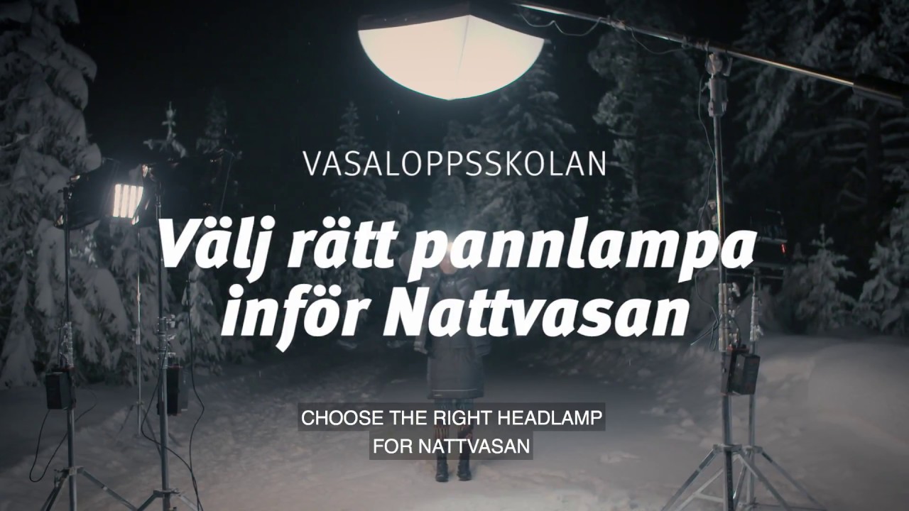 Vasaloppsskolan - Nattvasan: Välj rätt pannlampa