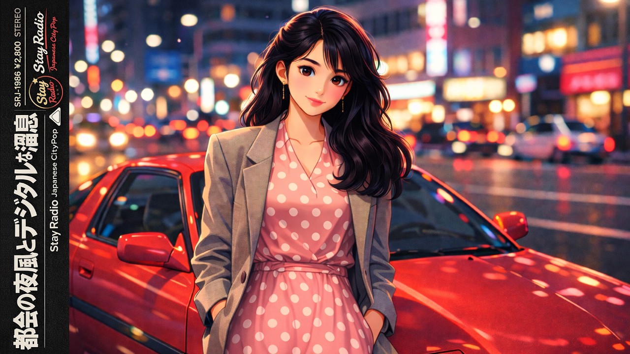Midnight Drive 1986 Japanese City Pop Mix  Playlist 7 🏙️ 都会の夜風とデジタルな溜息✨