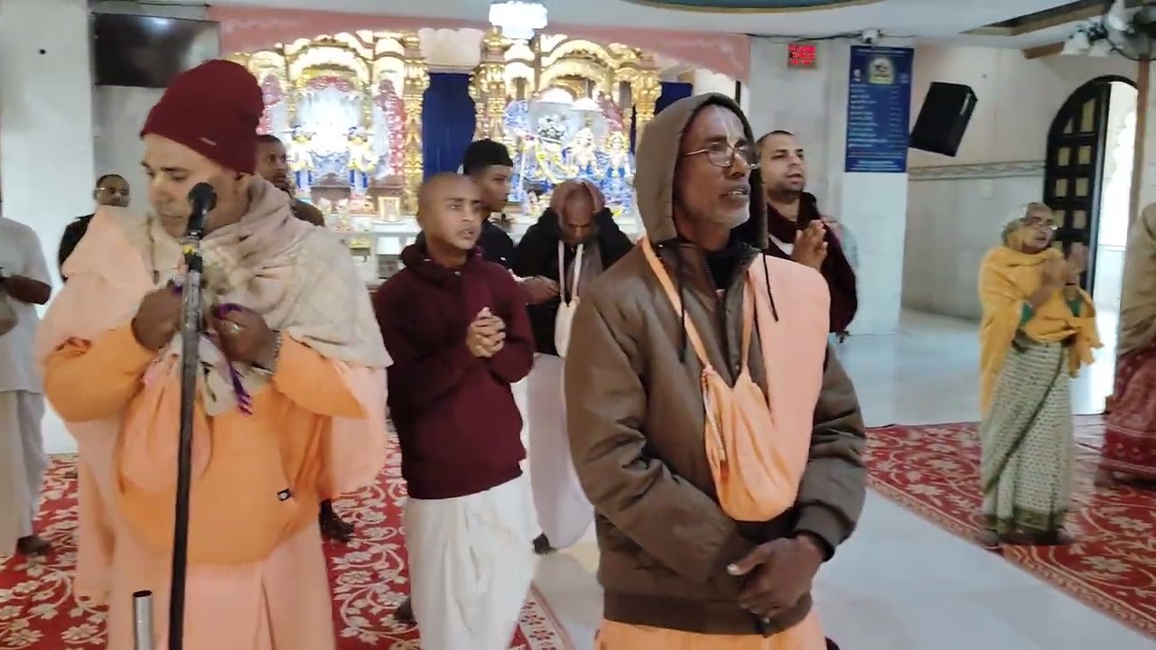 গুরু পূজা iskcon EkaChakra dham Birchandrapur 