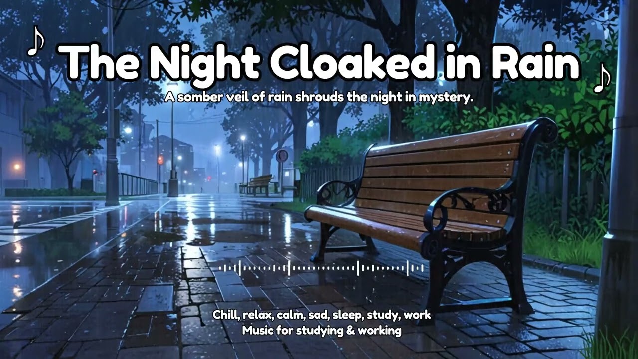 ✨ The Night Cloaked in Rain | Atmospheric & Melancholic Piano Instrumental