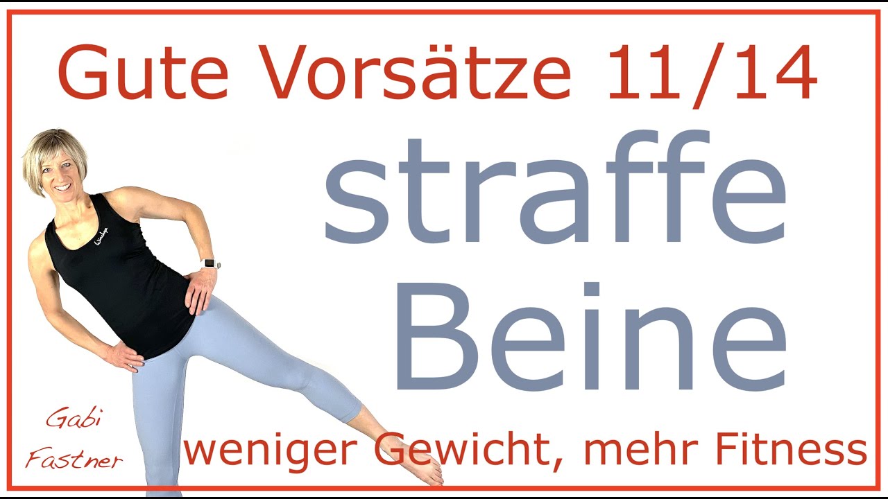11/14📌43 min. straffe Beine | Gute Vorsätze, ohne Geräte