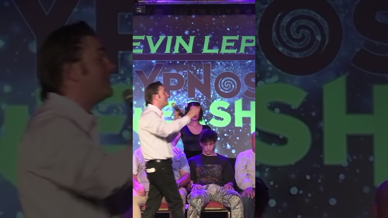 Kissing his wife of 31 years while hypnotized by America's Favorite Hypnotist Kevin Lepine
