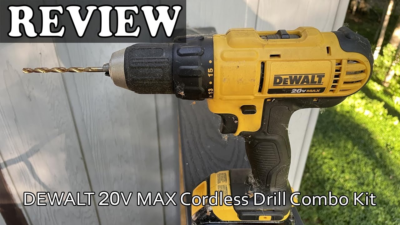 DEWALT (DCK240C2) 20V MAX Cordless Drill Combo Kit - Testing & Review