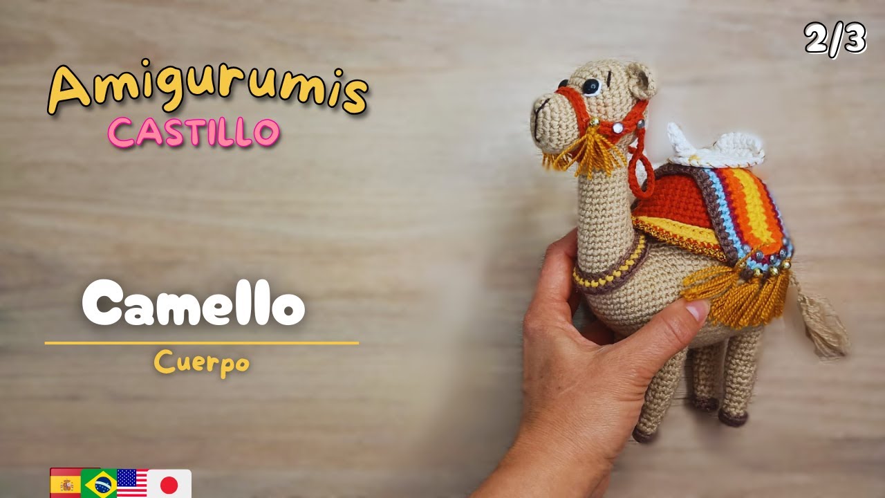 Camello Amigurumi tutorial gratuito #2 / aprende a tejer paso a paso tu pesebre / Belén tejido