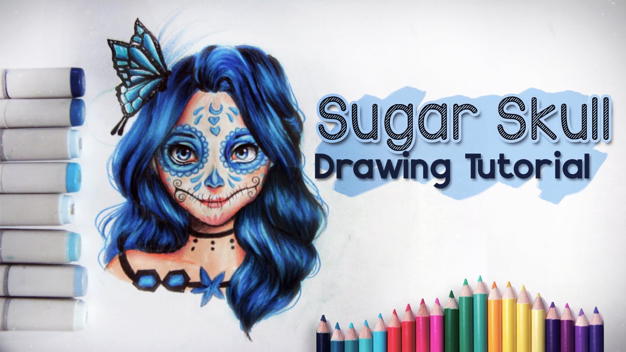 Sugar Skull - Drawing Tutorial ♡