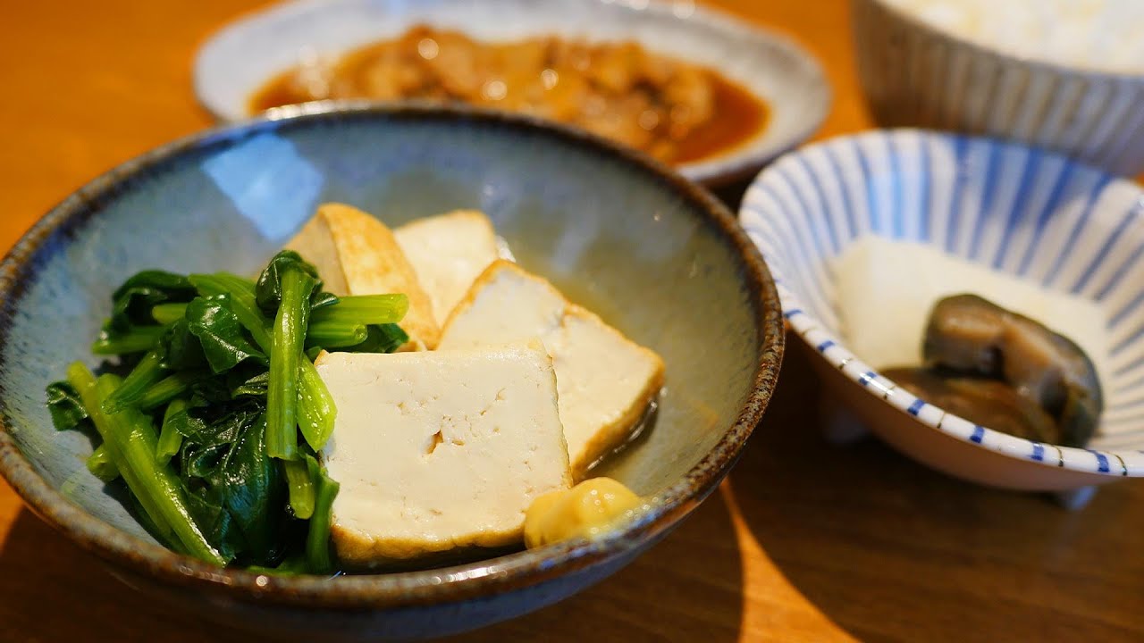 (일본 가정식요리) 고소해지는 두부조림을 아시나요?
