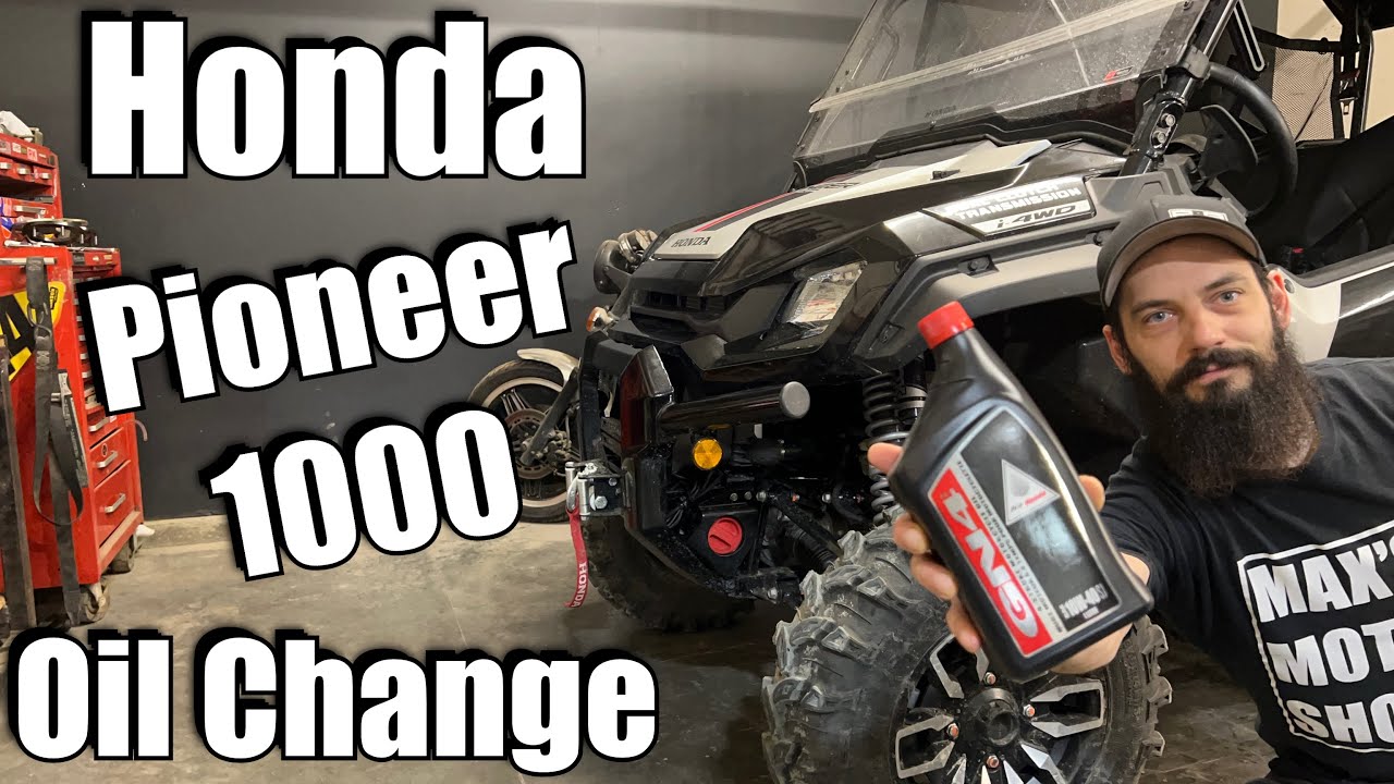 Пошаговое руководство по замене масла в Honda PIONEER 1000 / Как заменить масло и фильтр (базовое...