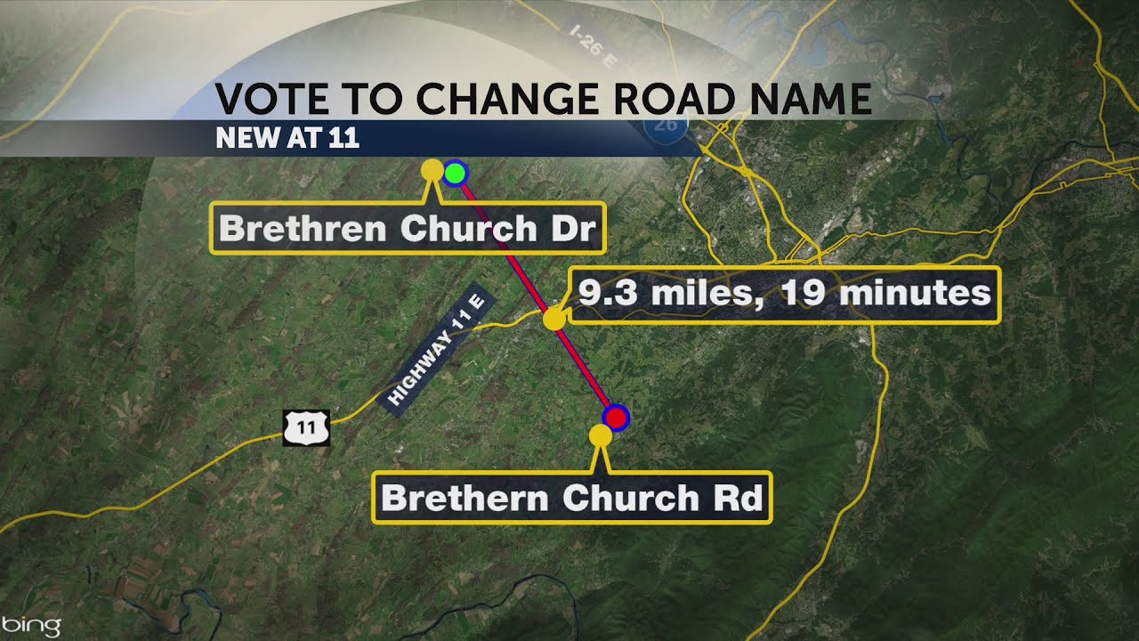 Brethern Church Road to be renamed to Brethren Church Road