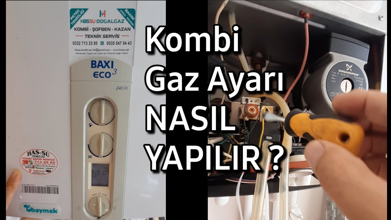 KOMBİ GAZ AYARI NASIL YAPILIR? Baymak eco3