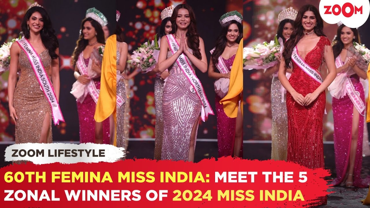 60th Femina Miss India: Meet the 5 Zonal Winners of 2024 Miss India
