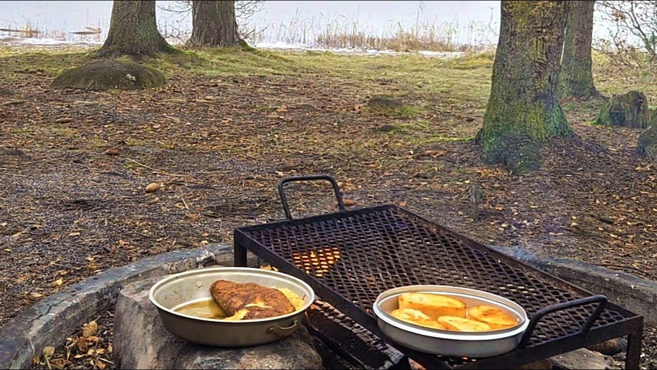 Ciabatta Toast & Omelette | Outdoor Cooking