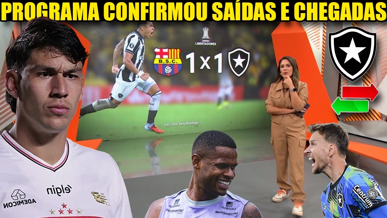 GLOBO ESPORTE BOTAFOGO! OFICIAL ACEITOU A PROPOSTA, REFORÇOS E SAÍDA! NOTÍCIAS DO BOTAFOGO DE HOJE