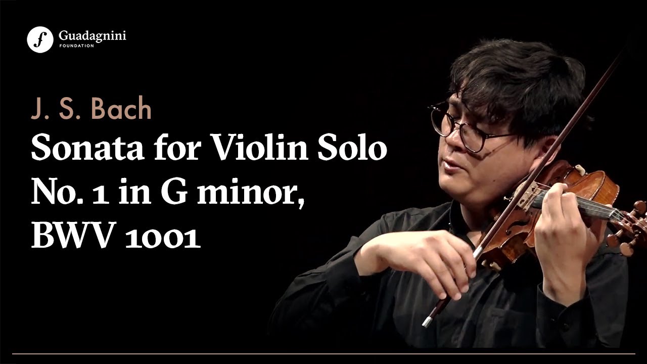 Alexander Won Ho Kim plays J  S  Bach   Sonata for Violin Solo Nr  1 in G minor, BWV 1001