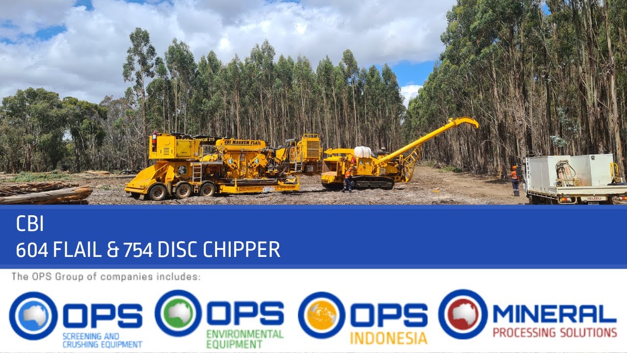 CBI 604 Flail &  754 Disc Chipper