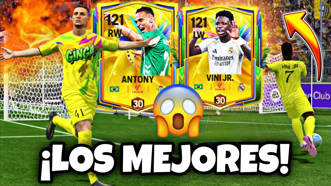 🤯¡PROBÉ a VINICIUS JR y ANTONY Ginga 116 al MAXIMO! *IMPARABLES*⚡🇧🇷