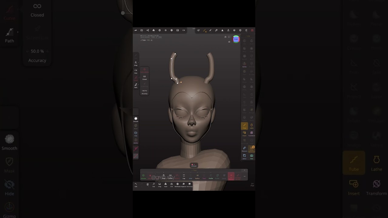 2D artist tries 3D sculpting 🐀
