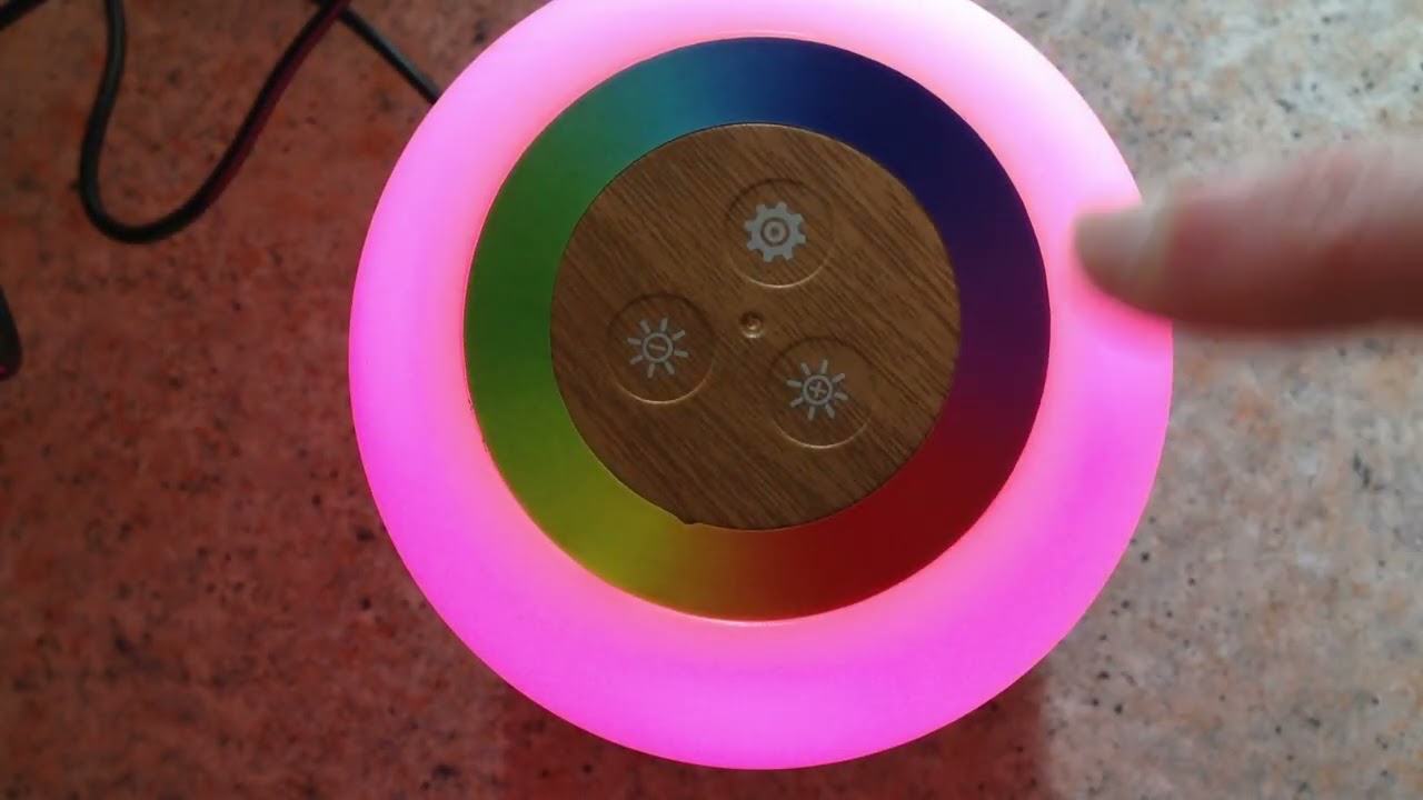 UPXNBOR Night Light, LED Touch Bedside Table Lamp with Dimmable Light, 256 RGB Colours and 5 Bright