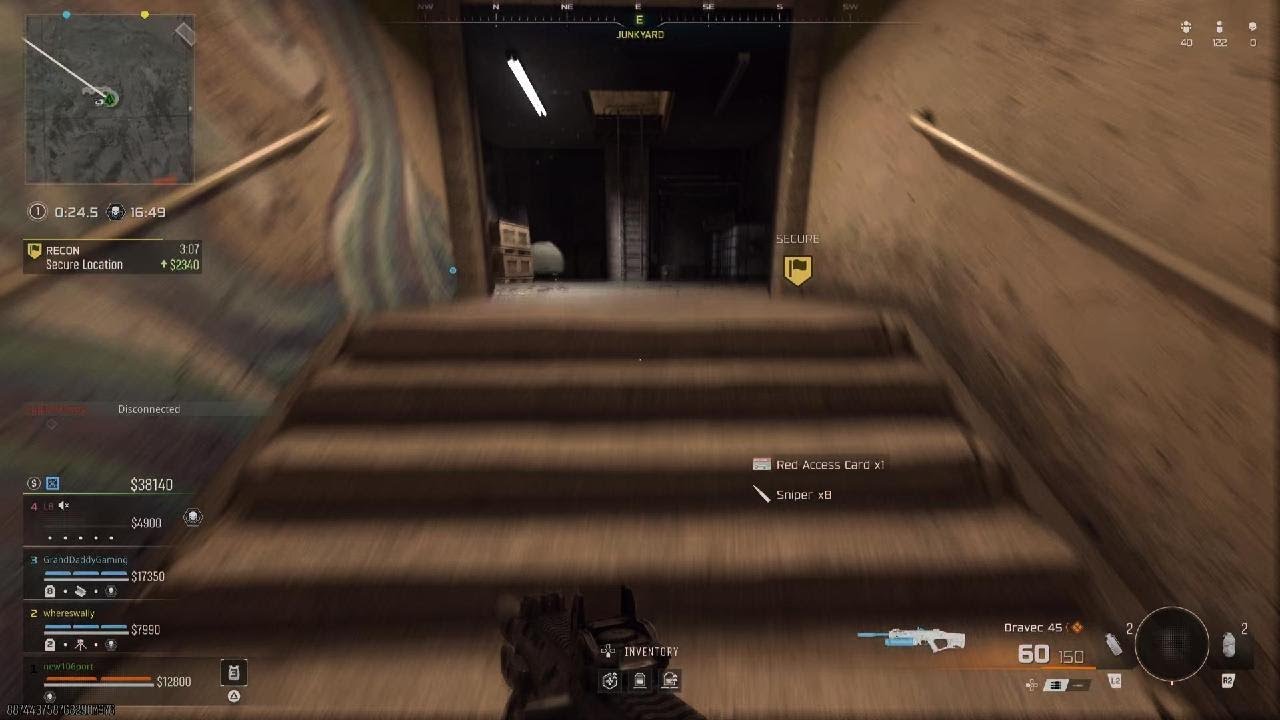 Call of Duty in the kneecap