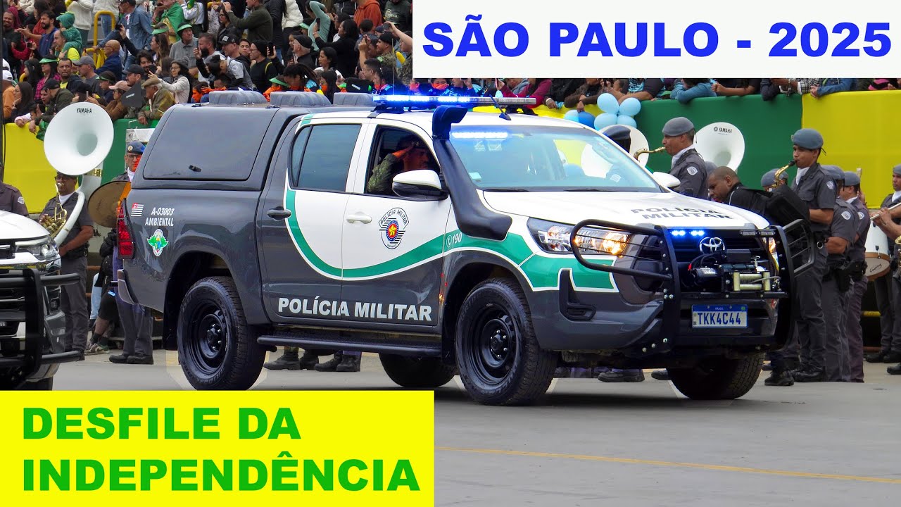 DESFILE DA INDEPEND&Ecirc;NCIA EM S&Atilde;O PAULO | 7 DE SETEMBRO DE 2025