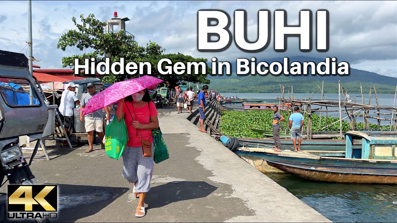 Walking BUHI Camarines Sur Market Area | A Hidden Gem in Bicolandia [4K]