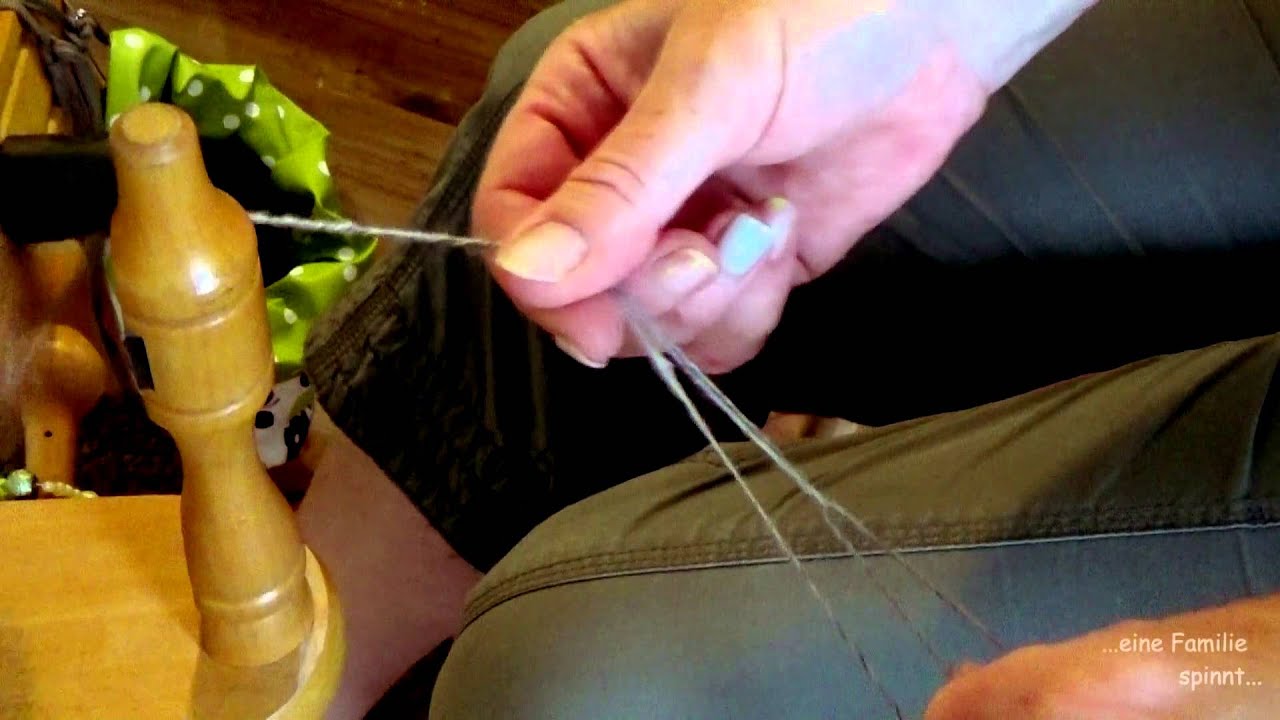 Spinngrundlagen #4 - Navajozwirnen mit dem Spinnrad