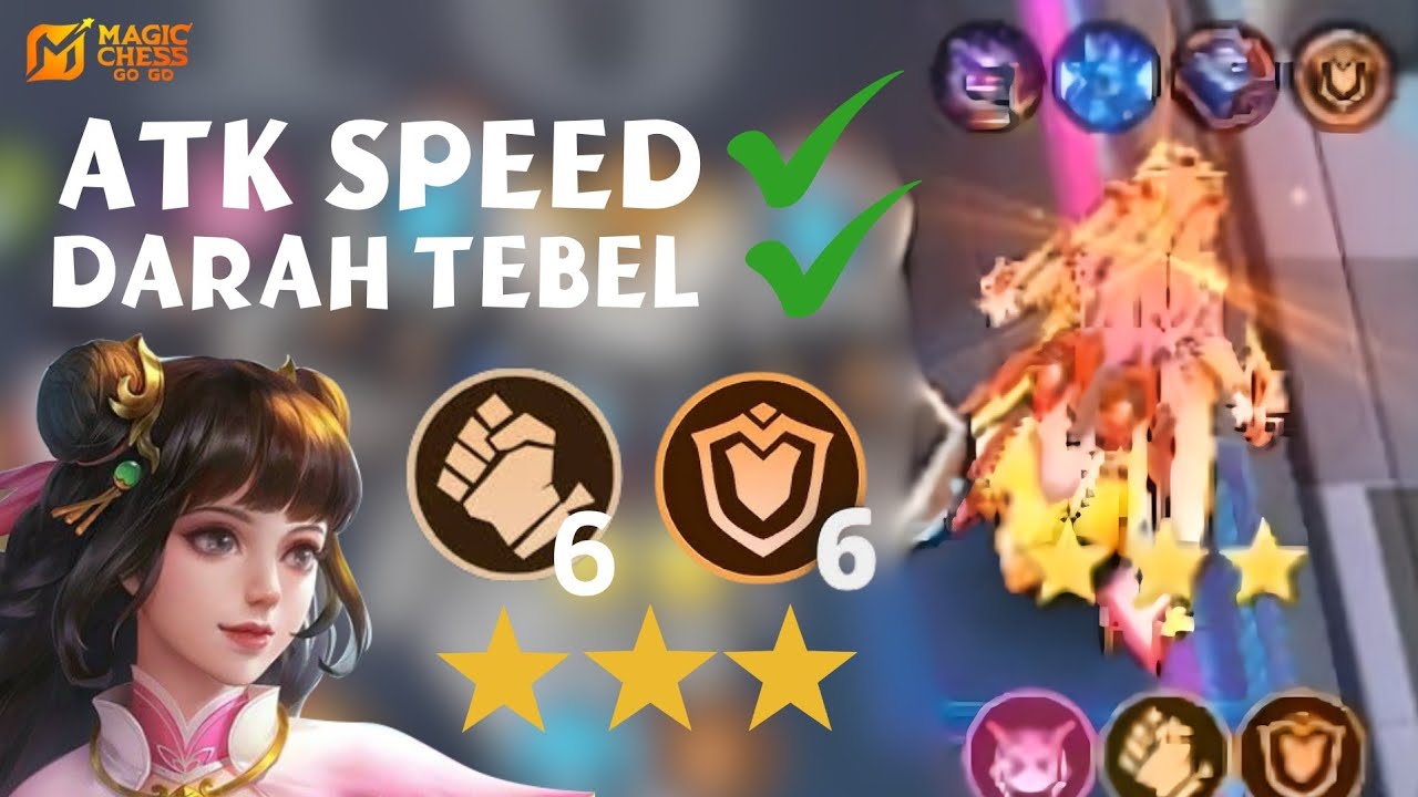 PAKET LENGKAP!!! GUINEVERE BRUISER + DEFENDER TEBEL + SAKIT BANGET!!! MAGIC CHESS GO GO