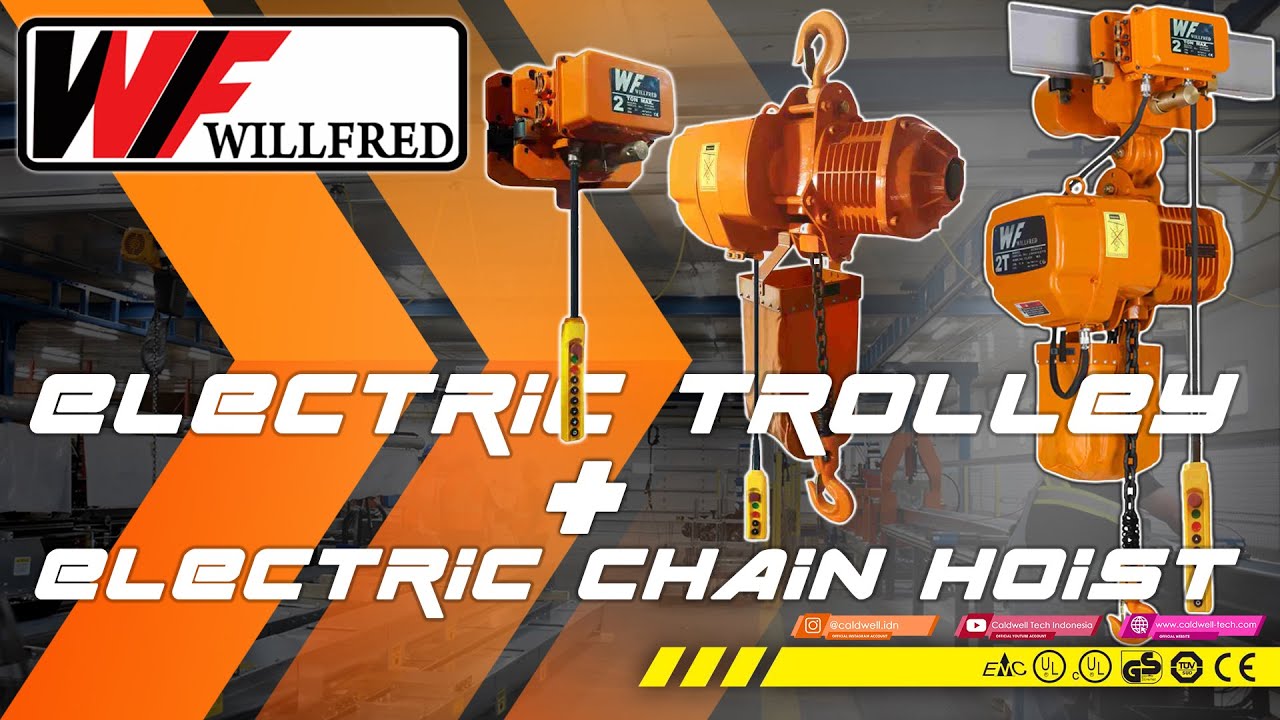 WILLFRED - Electric Chain Hoist + Electric Trolley, Lifting Equipment