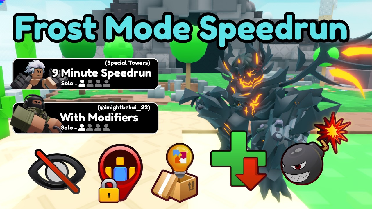 [9 MINUTES] FROST Speedrun w/ JUGGERNAUT | With Modifiers
