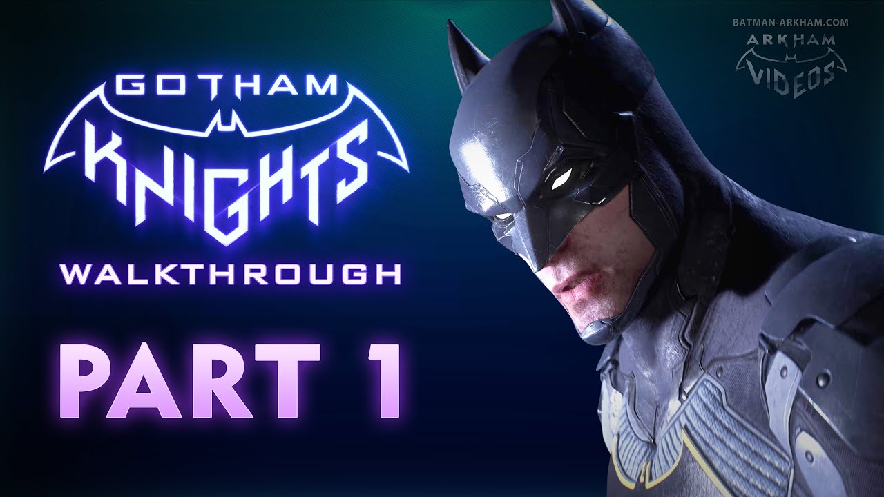 Gotham Knights Walkthrough - Part 1 - Intro [4K 60fps]