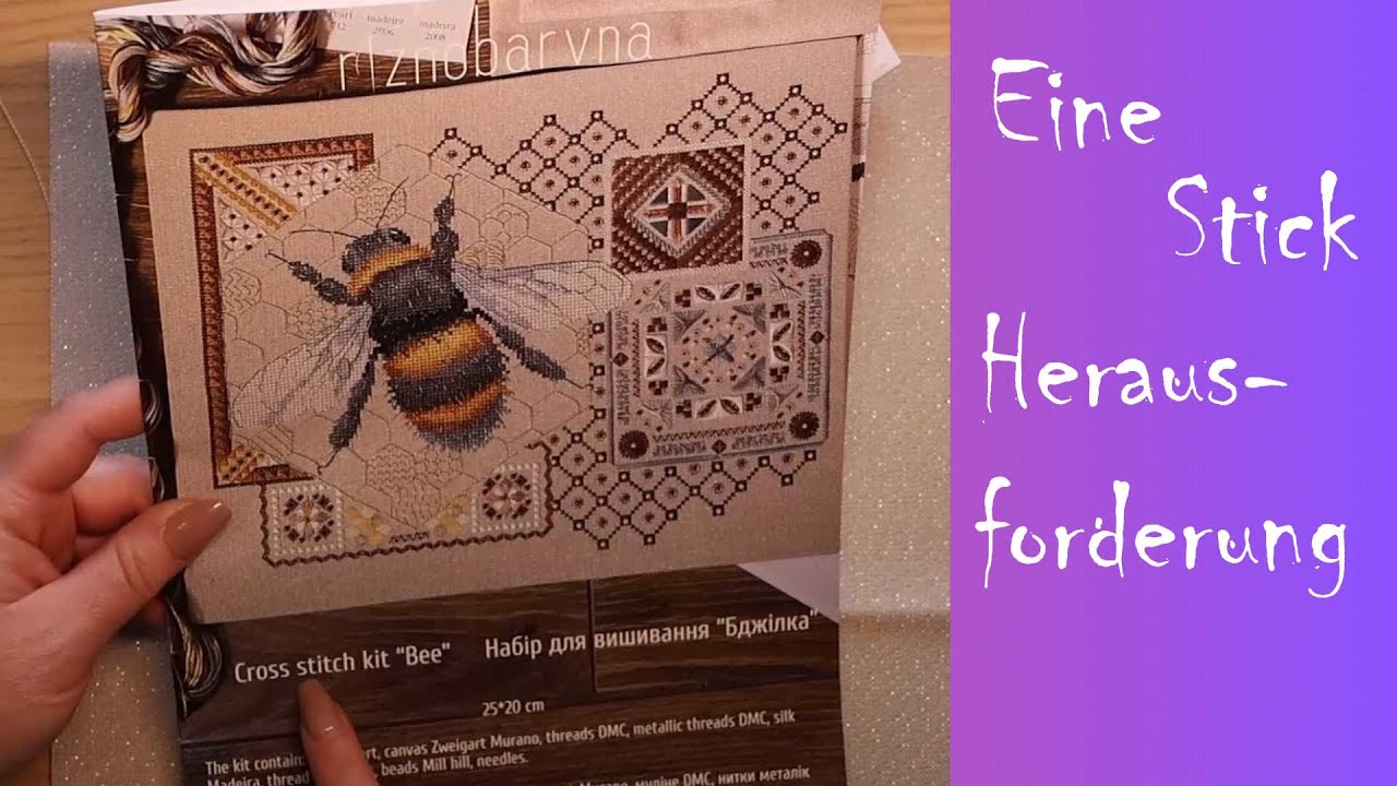 Eine Stick Herausforderung Unboxing von riznobarvna bei Etsy