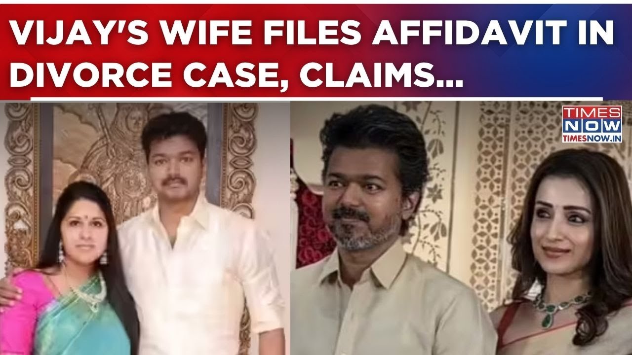Amid Vijay-Trisha Relationship Rumours, TVK Chief&rsquo;s Wife Files Affidavit In Divorce Case, Seeks&hellip;