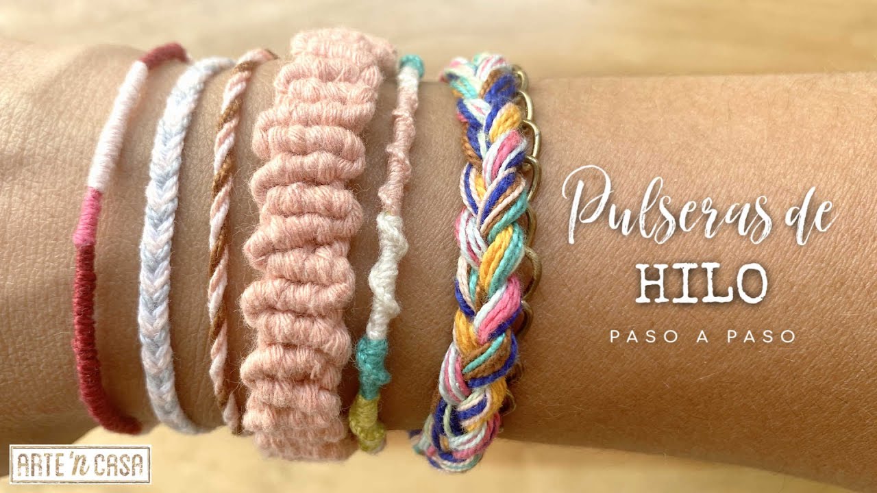Pulseras de hilo paso a paso - Pulseras de la amistad fáciles