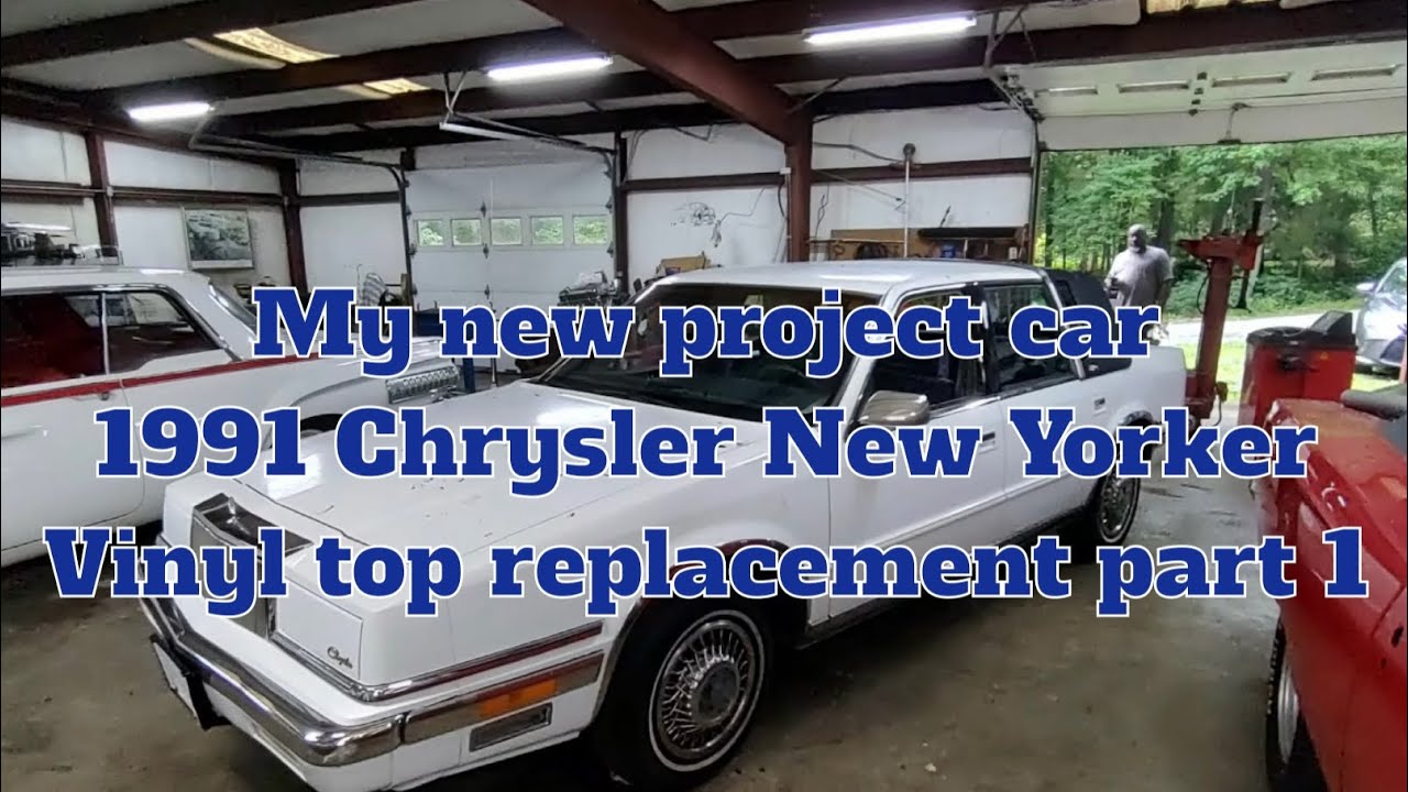 Мой новый проект: Chrysler New Yorker 1991 года с новым виниловым верхом. Часть 1