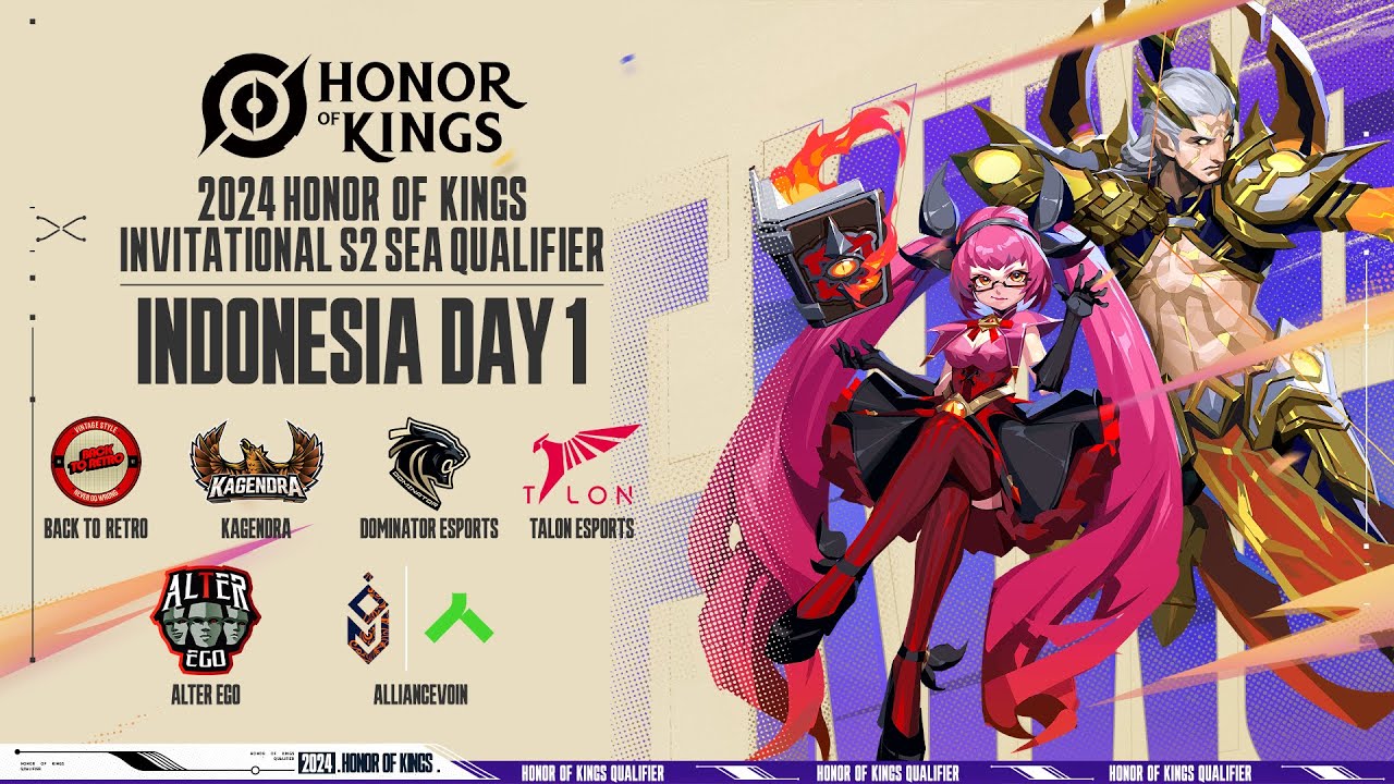 Hari Pertama Kualifikasi HOK Invitational Season 2 untuk Indonesia