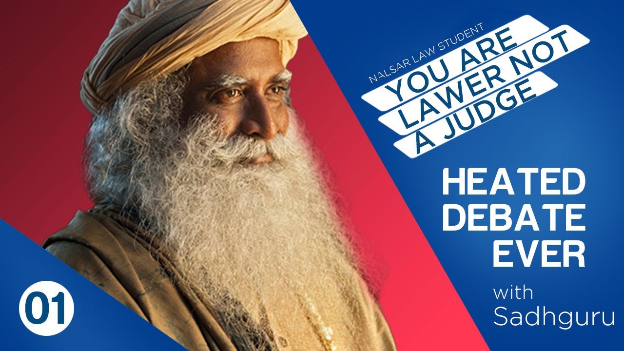 Sadhguru &ndash; You are a lawyer,  not a judge | The heated debate on Shani temple