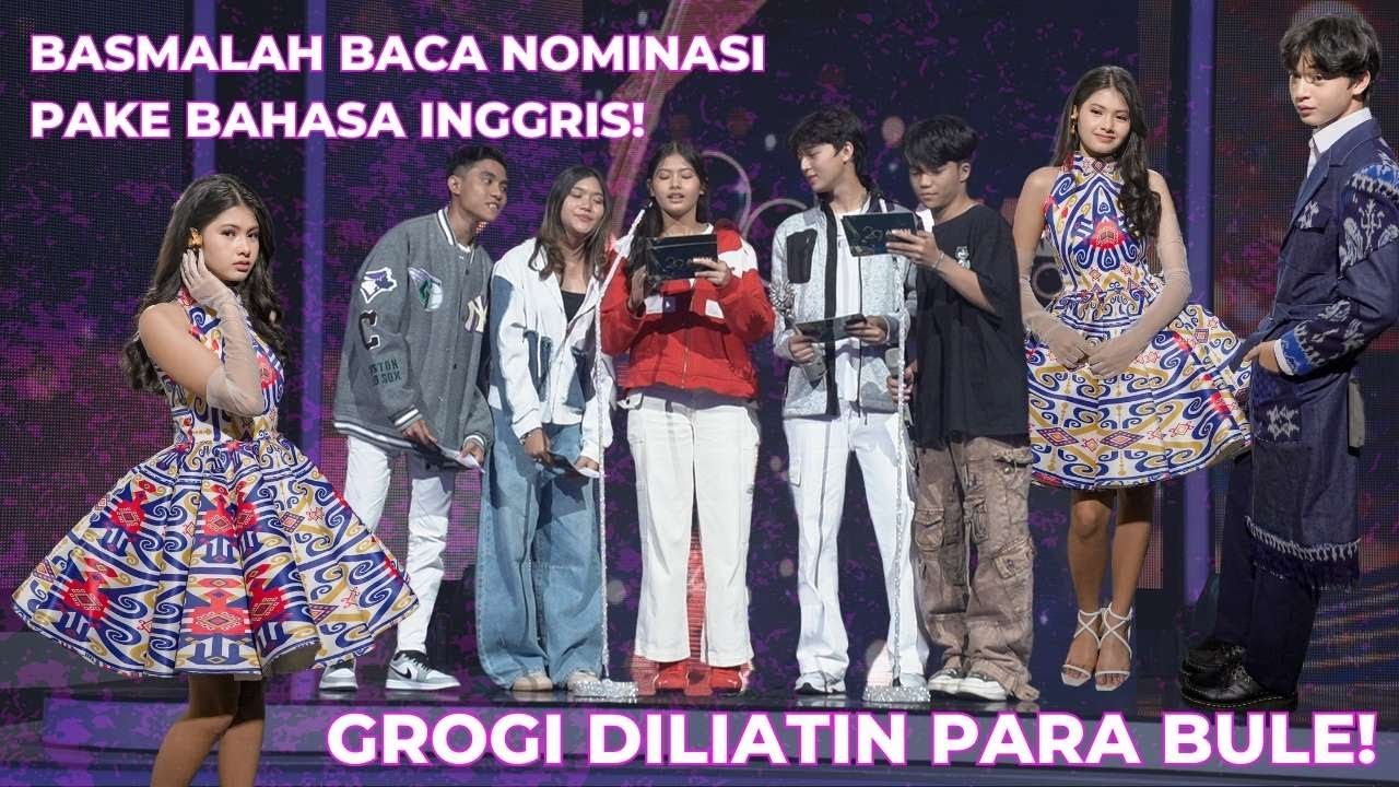 BASMALAH DAN MAGIC 5 BACAIN NOMINASI PAKE BAHASA INGGRIS DIDEPAN PARA BULE! GROGI BANGEETT!!!