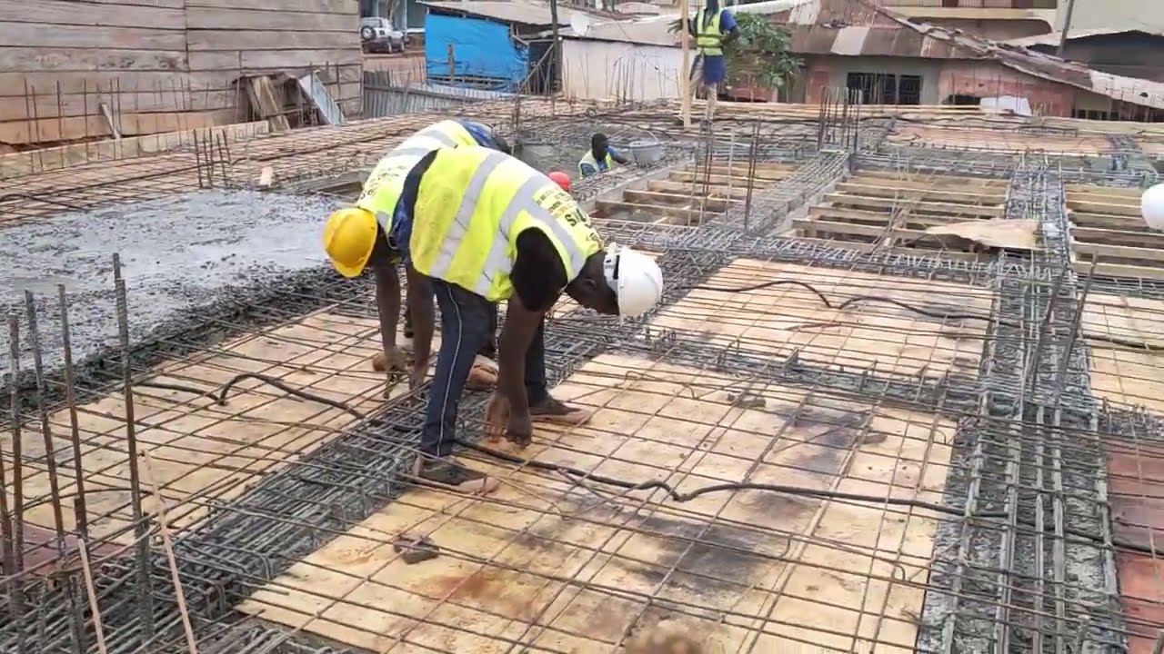 technique simple de ferraillage des dalles pleine avec cavalier